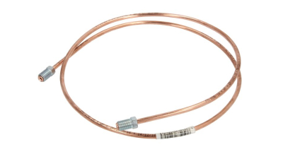 Conducta frana cupru cu niplu  diametru 4,75 mm, filet exterior plin, Grosime perete 0,9 mm, filet M10x1/M10x1, lungime 1100 mm