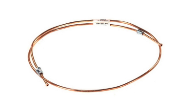 Conducta frana cupru cu niplu  diametru 4,75 mm, filet exterior, Grosime perete 0,9 mm, filet M10x1/M12x1, lungime 1400 mm