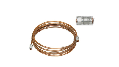 Conducta frana cupru cu niplu  diametru 4,75 mm, filet exterior plin, Grosime perete 0,9 mm, filet M10x1/M10x1, lungime 1550 mm