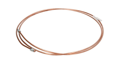 Conducta frana cupru cu niplu  diametru 4,75 mm, filet exterior, Grosime perete 0,9 mm, filet M10x1/M10x1, lungime 2200 mm