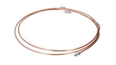 Conducta frana cupru cu niplu WP-048 diametru 4,75 mm, filet exterior, Grosime perete 0,9 mm, filet M10x1/M10x1, lungime 2500 mm