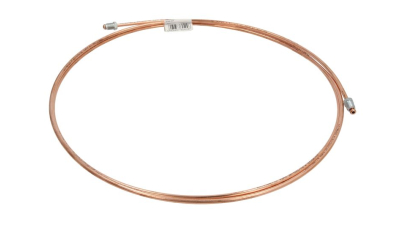 Conducta frana cupru cu niplu  diametru 4,75 mm, filet exterior, Grosime perete 0,9 mm, filet M10x1/M10x1, lungime 2600 mm