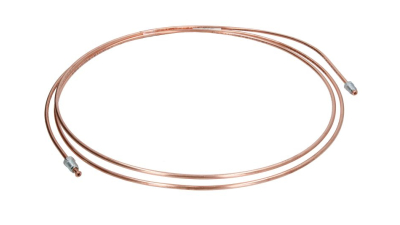 Conducta frana cupru cu niplu  diametru 4,75 mm, filet exterior, Grosime perete 0,9 mm, filet M10x1/M10x1, lungime 2800 mm