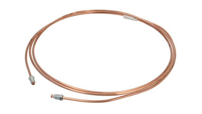 Conducta frana cupru cu niplu  diametru 4,75 mm, filet exterior, Grosime perete 0,9 mm, filet M10x1/M10x1, lungime 3100 mm