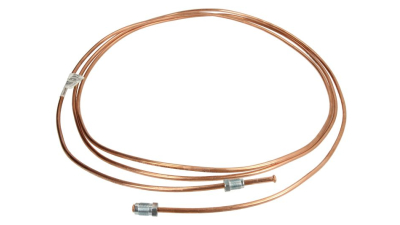 Conducta frana cupru cu niplu  diametru 4,75 mm, filet exterior, Grosime perete 0,9 mm, filet M10x1/M12x1, lungime 3200 mm