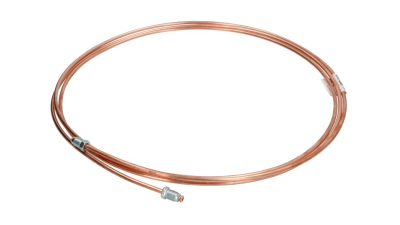 Conducta frana cupru cu niplu  diametru 4,75 mm, filet exterior, Grosime perete 0,9 mm, filet M10x1/M10x1, lungime 3300 mm