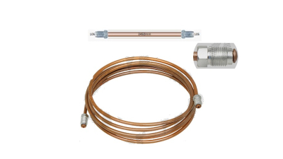 Conducta frana cupru cu niplu WP-710 diametru 4,75 mm, filet exterior, Grosime perete 0,9 mm, filet M10x1/M10x1, lungime 3450 mm