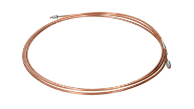 Conducta frana cupru cu niplu  diametru 4,75 mm, filet exterior, Grosime perete 0,9 mm, filet M10x1/M10x1, lungime 3600 mm
