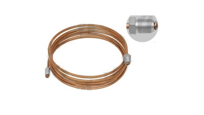 Conducta frana cupru cu niplu  diametru 4,75 mm, filet exterior, Grosime perete 0,9 mm, filet M10x1/M12x1, lungime 4000 mm