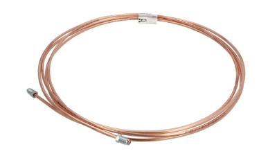 Conducta frana cupru cu niplu  diametru 4,75 mm, filet exterior, Grosime perete 0,9 mm, filet M10x1/M10x1, lungime 4400 mm
