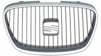 Grila radiator Seat Leon (1p1), 06.2009-12.2012, cu emblema, 1P0853651A 9B9, piesa originala VAG