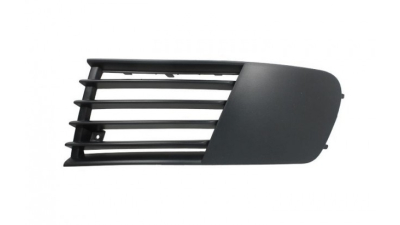 Grila bara fata Seat Ibiza (6L), 02.2002-05.2006, Stanga, fara locas pentru proiectoare, 6L0853665K 9B9, piesa originala VAG