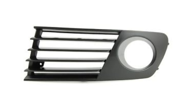 Grila bara fata Seat Ibiza (6L), 02.2002-05.2006, Stanga, cu gaura pentru proiectoare, 6L0853665L 9B9, piesa originala VAG