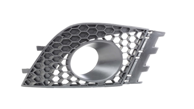 Grila bara fata Seat Ibiza si Cordoba (6L), 01.2006-11.2009, Dreapta, cu locas pentru proiectoare, 6L6853666A 9B9, piesa originala VAG
