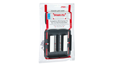Suport Numar Inmatriculare Fara Rama Simple-Fix, set 4 cleme