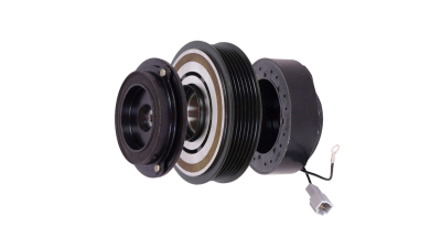 Ambreiaj compresor aer conditionat, fulie AC Mercedes Clasa G, (W463) 1989-, motor 2.3 P; 3.0 P rulment 30x52x22, diam. fulie 119 mm, compresor tip 10PA17C 6 nervuri
