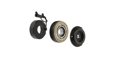 Ambreiaj compresor aer conditionat, fulie AC BMW SERIA 3 E46, 1998-2006, motor Tip: 320 1 ;323 i; 325 1 ;325 xi ;328 i; 330 1 ;330 xi; 320 d; 330 d ; 330 xd ; rulment , diam. fulie 110mm, compresor tip 7SBU16C; CU 5 NERVURI