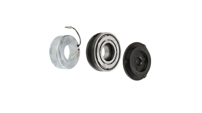 Ambreiaj compresor aer conditionat, fulie AC BMW X5 E53, 2000-2007, motor 3.0 DIESEL; 3.0 benzina rulment , diam. fulie 110mm, compresor tip ;CSV717 CU 4 NERVURI