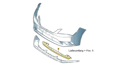Spoiler Bara Fata Skoda 5F08054679B9