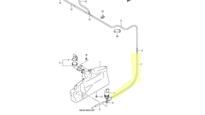 Furtun Suzuki 3845186G00
