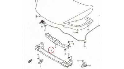 Armatura Bara Fata - O.E. Suzuki 5827054P00