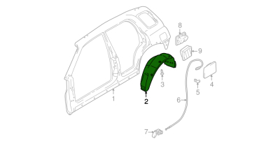 Carenaj Spate Dreapta Suzuki 7552165D10