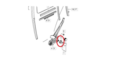 Distantier Maneta Geam Suzuki 8297283E00S1S