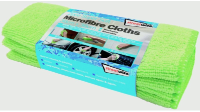 Laveta microfibre Streetwize pentru sters praf si spalat auto 36x36 cm, set 2buc. lavete 