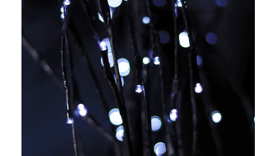 Copac salcie artificiala cu iluminare LED, incarcare solara