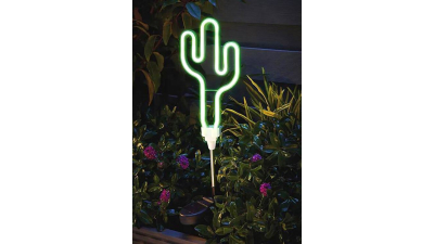 Lampa solara LED Neon Cactus