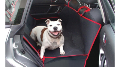 Husa auto protectie caini si pisici husa protectie bancheta Steetwize, cu decupaj pentru centura de siguranta , 140x140 cm