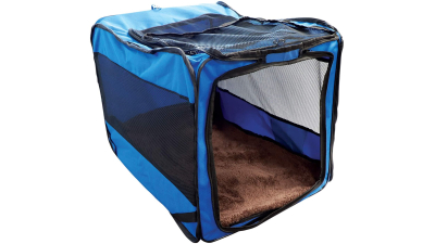Geanta transport animale companie, caine, pisica 42x58x42cm, pliabila