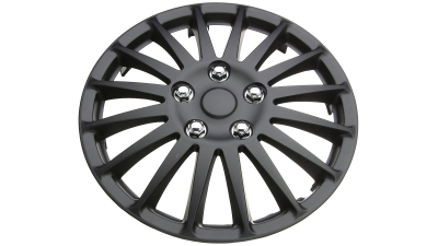 Set capace roti 14 inch Streetwize Lightning , Negru