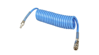 Furtun pneumatic spiralat din poliuretan 8x12mm 5m