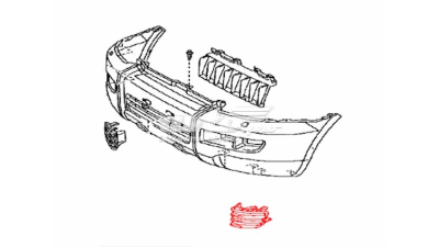 Grila Bara Fata Stanga Toyota 5212860020