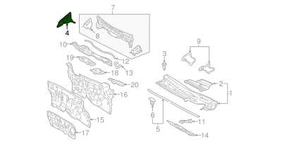 Deflector Toyota 557140D090