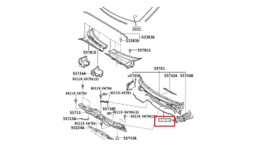 Garnitura Toyota 5579702010