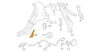Folie Protectie Aripa Spate D Toyota 587410D050