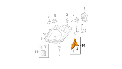 Clema Exterioara Far Dreapta Toyota 8119352080