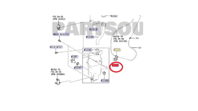Rezervor Spalator Toyota 8535542170