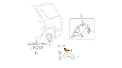 Clema Bandou - O.E. Toyota 9046708195