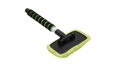 Laveta cu maner pentru stergere geamuri BestAutoVest cu microfibra, 300mm