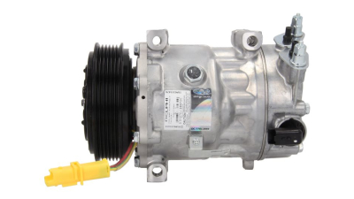 Compresor aer conditionat Citroen Berlingo, 2008-2018, motorizare 1.6 HDI, diesel si 1.6, benzina, rola curea 119 mm, 6 caneluri, tip Sanden: SD7C16