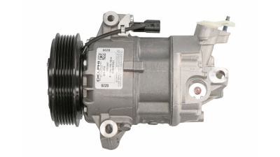 Compresor aer conditionat Nissan Qashqai (J10), 2007-2013, motorizare 1.5 dci, 76kw/77kw/80kw, diesel; 1.6, 85kw/2.0, 103kw, benzina, rola curea 115 mm, 6 caneluri, tip Delphi/Harison: 5CVC