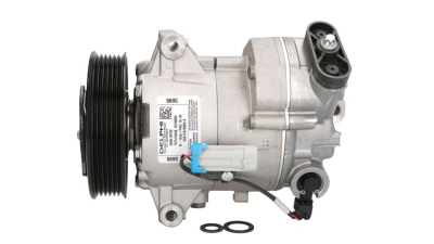 Compresor aer conditionat Opel Astra J, 2009-2017, motor 1.6, 85kw, 1.6 Turbo, 132kw, benzina; 2.0 CDTI, 118kw/121kw, diesel, rola curea 119 mm, 6 caneluri, Delphi tip: CVC