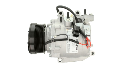 Compresor aer conditionat Honda CR-V, 2007-2012, motorizare 2.0, 110kw, benzina, rola curea 100 mm, 7 caneluri, tip Sanden: TRSE09