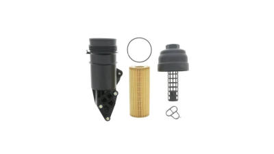 Carcasa filtru ulei Audi A4(2004-2008), A5(2007-2017), A6(2004-2010), A7(2010-), A8(2009-2017), Q5(2008-2015), Q7(2006-2015); Porsche Cayenne(2010-), Panamera(2009-2016), VAICO