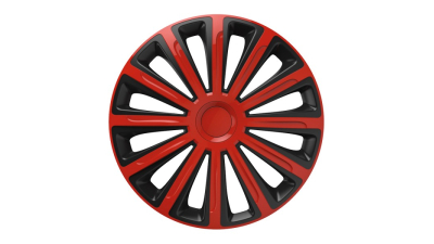 Set capace roti 13 inch Versaco Trend, Rosu si Negru 