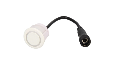 Senzor de parcare VALEO 12V diametru 18,40 mm, diam. exterior 23 mm, alb lucios, 1 buc.