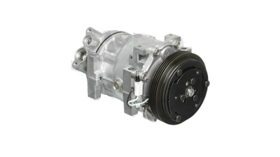 Compresor aer conditionat Renault Clio 2, 1998-2012, motor 1.4, 55kw, 1.6, 66kw, Kangoo, 1997-2008, 1.4, 55kw, benzina, rola curea 125 mm, 4 caneluri, tip Sanden: SD7V16